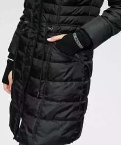 KangaROOS Steppjacke mit kuscheligem, abnehmbarem Fellimitat-Kragen an der Kapuze Graublau, Grün, Schwarz, Rosa -KangaROOS Verkaufsladen 7ff5b3b3 1c7c 5399 a937 6aa61a59dd3d