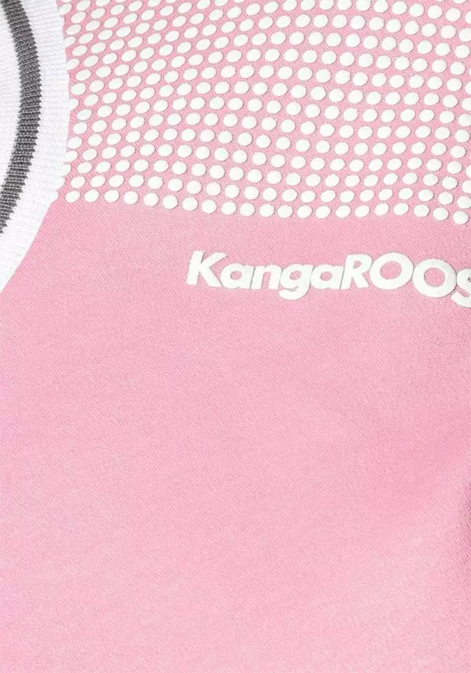 KangaROOS Sweatshirt im Colorblocking-Design mit Pünktchen Rosa-weiß-hellgrau-bedruckt, Schwarz-hellgrau-meliert, Himbeere-meliert, Marine-hellblau 7 KangaROOS Sweatshirt im Colorblocking-Design mit Pünktchen Rosa-weiß-hellgrau-bedruckt, Schwarz-hellgrau-meliert, Himbeere-meliert, Marine-hellblau – Bild 7
