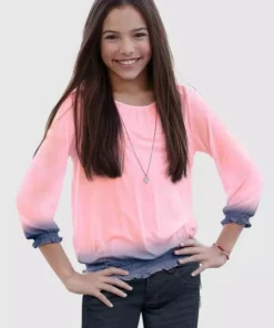 KangaROOS 3/4-Arm-Shirt in Batikmuster