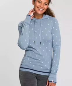 KangaROOS Kapuzenpullover mit Minimal-Allover-Druck Marine, Graublau, Schwarz -KangaROOS Verkaufsladen 81692c7d 4693 5879 a821 ae436a2fec03