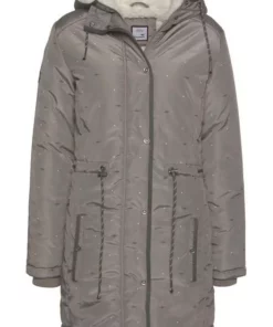 KangaROOS Outdoorjacke mit Teddyfell und Kapuze in uni und bedruckt Taupe-beige-bedruckt, Marine-beige -KangaROOS Verkaufsladen 851bebe5 76db 5fe5 89a0 b65c96fb9e90