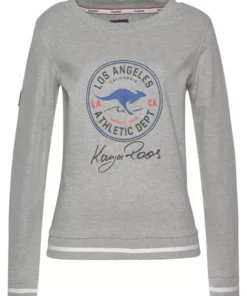 KangaROOS Sweatshirt mit großem Retro Label-Druck im Collage-Look - NEUE KOLLEKTION Hellgrau-meliert, Marine, Weiß 12 KangaROOS Sweatshirt mit großem Retro Label-Druck im Collage-Look - NEUE KOLLEKTION Hellgrau-meliert, Marine, Weiß -KangaROOS Verkaufsladen 8814bb73 0c10 5ad2 8aa3 bfe7084225bc