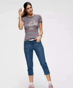 KangaROOS T-Shirt in schönem Streifenmix mit Frontdruck -KangaROOS Verkaufsladen 88834d47 32e3 59dc af03 5513a01a588a