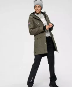 KangaROOS Funktionsparka im modischen Pünktchen-Print Bordeaux-mauve-gepunktet, Marine-weiß-gepunktet, Khaki-grau-gepunktet, Schwarz-weiß-gepunktet -KangaROOS Verkaufsladen 88872b7e 7e99 5492 ae3e 4ba1849d9808