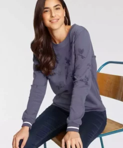 KangaROOS Sweatshirt mit modischem Vögel-Allover-Druck - NEUE KOLLEKTION -KangaROOS Verkaufsladen 88b6b8de c864 5eac 843a 376b5c487d58