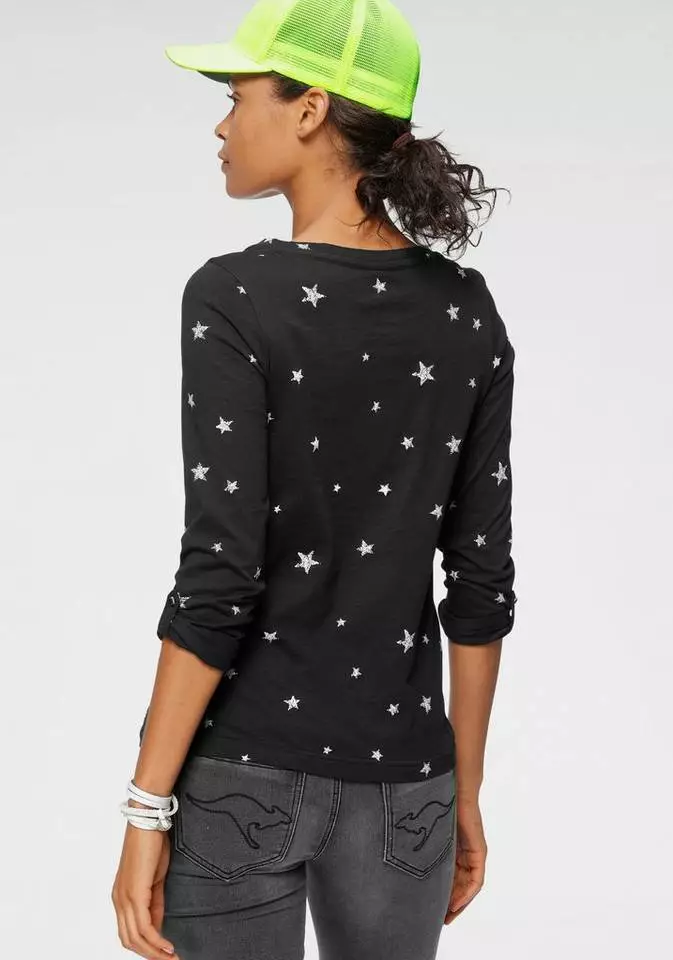 KangaROOS Langarmshirt mit Allover-Print 2 KangaROOS Langarmshirt mit Allover-Print – Bild 2