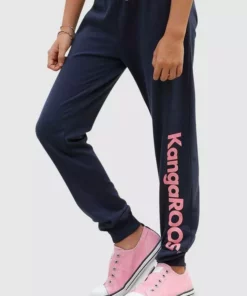 KangaROOS Sweathose mit Glitzerdruck am Bein