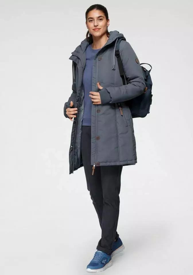 KangaROOS Bundfaltenhose mit Aufschlag am Saum Schwarz, Marine 11 KangaROOS Bundfaltenhose mit Aufschlag am Saum Schwarz, Marine – Bild 11