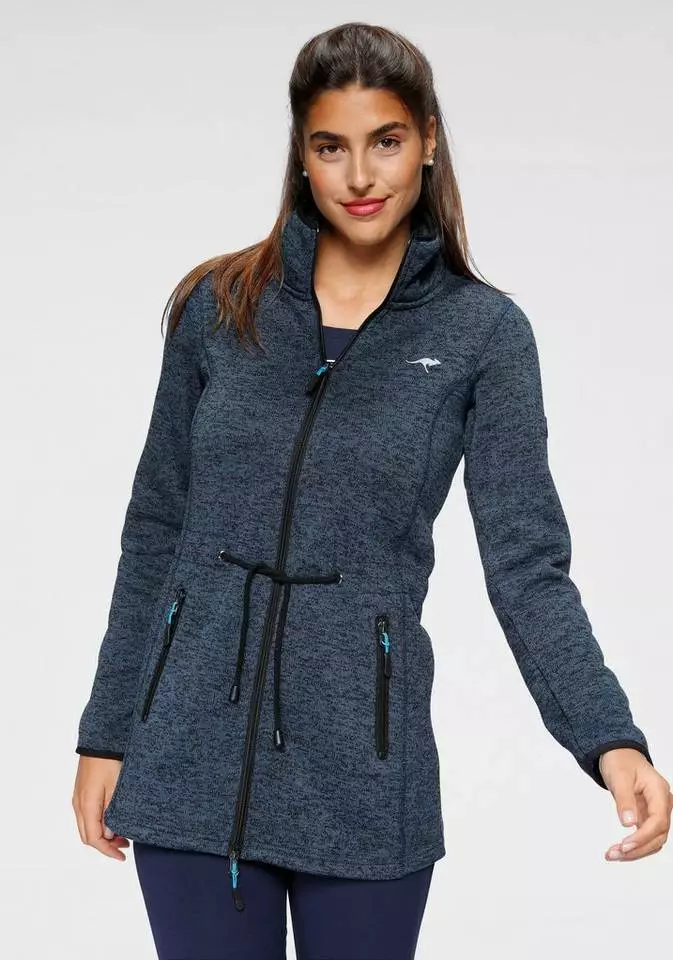 KangaROOS Strickfleecejacke mit Stehkragen und 2-Wege-Reißverschluss 6 KangaROOS Strickfleecejacke mit Stehkragen und 2-Wege-Reißverschluss – Bild 6