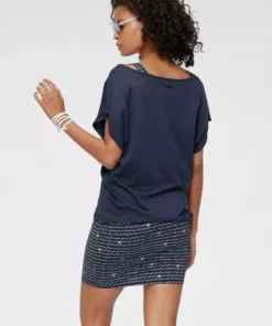 KangaROOS Jerseykleid (2-tlg) im Set mit oversize Shirt zum Knoten - NEUE KOLLEKTION Graublau-weiß, Marine-weiß, Schwarz -KangaROOS Verkaufsladen 8e8d4fd2 a1ba 577f 86f5 d16c7ef379d7