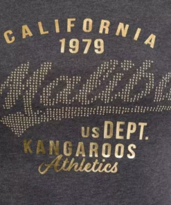 KangaROOS T-Shirt mit großem Logodruck im Retro-Look - NEUE KOLLEKTION Weiß, Anthrazit-meliert -KangaROOS Verkaufsladen 90091661 79c3 58c4 a000 e9c359cb4934