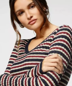 KangaROOS Strickpullover im aktuellen Ringelstreifen Pink-rosa-gestreift, Marine-bordeaux-gestreift, Grün-blau-gestreift -KangaROOS Verkaufsladen 91c1c15e 87c3 5d15 93ae d3ef4181001b