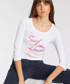 KangaROOS 3/4-Arm-Shirt mit auffälligen Schriftzügen Hellgrau-meliert, Marine, Weiß, Pink 23 KangaROOS 3/4-Arm-Shirt mit auffälligen Schriftzügen Hellgrau-meliert, Marine, Weiß, Pink -KangaROOS Verkaufsladen 92e80a89 2f05 5cd5 bbd6 942f20da8e00