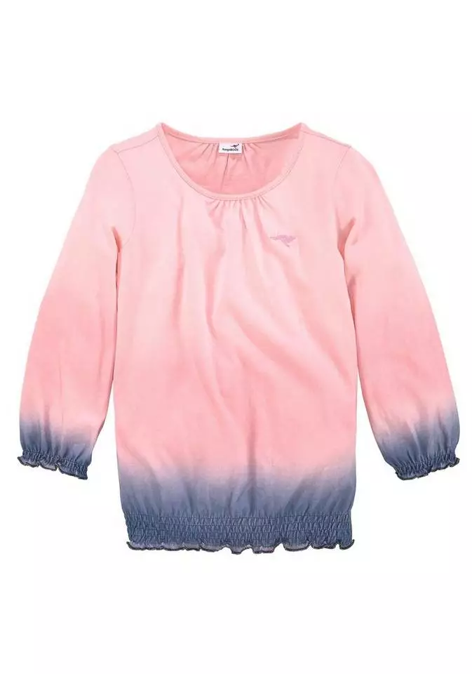 KangaROOS 3/4-Arm-Shirt in Batikmuster 2 KangaROOS 3/4-Arm-Shirt in Batikmuster – Bild 2