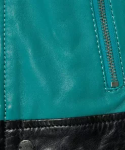 KangaROOS Lederjacke mit farbigen Streifendetails Schwarz-rot, Grün-offwhite -KangaROOS Verkaufsladen 98344b3b 7208 53b1 9966 b032a7368193