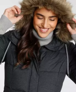 KangaROOS Steppjacke mit kuscheligem, abnehmbarem Fellimitat-Kragen an der Kapuze - NEUE KOLLEKTION Jeansblau-meliert, Schwarz-meliert 10 KangaROOS Steppjacke mit kuscheligem, abnehmbarem Fellimitat-Kragen an der Kapuze - NEUE KOLLEKTION Jeansblau-meliert, Schwarz-meliert -KangaROOS Verkaufsladen 989ac964 545f 5f03 b681 4baadfd1e4ec