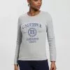KangaROOS Sweater mit collem Frontprint im College-Look - NEUE KOLLEKTION