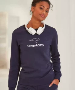 KangaROOS Sweatshirt mit Kontrastfarbenem Logodruck Marine, Rot, Weiß -KangaROOS Verkaufsladen 9df9ffbf ba21 5eab b54e 94472ec66ccd