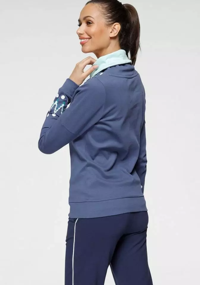 KangaROOS Sweatshirt mit trendigem Druck vorn und an den Ärmeln Rosa-blau-bedruckt, Offwhite-rosa-bedruckt, Blau-mint-bedruckt, Anthrazit-hellgrau-bedruckt 2 KangaROOS Sweatshirt mit trendigem Druck vorn und an den Ärmeln Rosa-blau-bedruckt, Offwhite-rosa-bedruckt, Blau-mint-bedruckt, Anthrazit-hellgrau-bedruckt – Bild 2