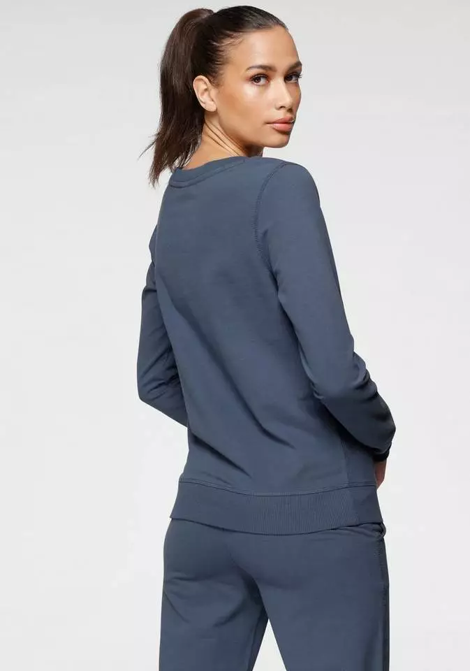 KangaROOS Sweatshirt mit Wording-Front-Print - NEUE KOLLEKTION Graublau, Schwarz 2 KangaROOS Sweatshirt mit Wording-Front-Print - NEUE KOLLEKTION Graublau, Schwarz – Bild 2