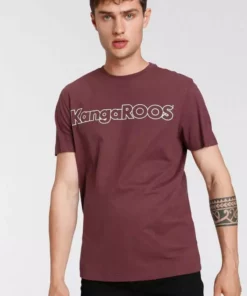 KangaROOS Rundhalsshirt mit Logoprint Bordeaux, Marine -KangaROOS Verkaufsladen 9fb58ee5 f461 5900 92a6 76f655e848f5