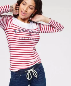 KangaROOS Langarmshirt mit Marken-Schriftzug im Brustbereich Rot-weiß-gestreift, Weiß-gestreift 5 KangaROOS Langarmshirt mit Marken-Schriftzug im Brustbereich Rot-weiß-gestreift, Weiß-gestreift -KangaROOS Verkaufsladen a1eda3ad 18f0 53f6 9739 6e5ca1dc2a90