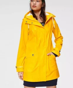 KangaROOS Regenjacke mit reflektierenden Logo-Drucken Schwarz-gepunktet, Gelb, Marine-gepunktet