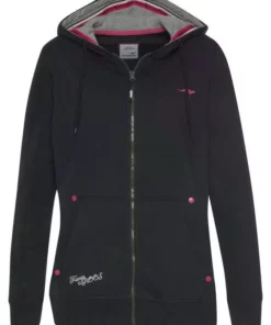 KangaROOS Kapuzensweatjacke Schwarz, Marine-gestreift -KangaROOS Verkaufsladen a454a4d7 6ff3 5f9b beab 54228d65f60b