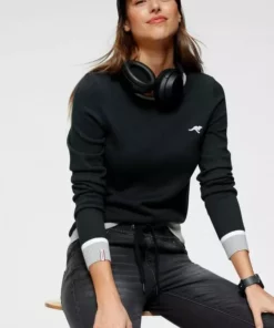 KangaROOS Rundhalspullover mit kontrastfarbenem Saum Schwarz, Offwhite-schwarz, Marine-rot, Rosa-blau 17 KangaROOS Rundhalspullover mit kontrastfarbenem Saum Schwarz, Offwhite-schwarz, Marine-rot, Rosa-blau -KangaROOS Verkaufsladen a54d520b 1f29 5c8b 96ba 17aab29e36b5