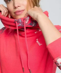 KangaROOS Sweater mit großem Rollkragen Hellrot, Schwarz, Marine-bedruckt -KangaROOS Verkaufsladen a58853d0 45be 5def adc1 b4cf9d19f474