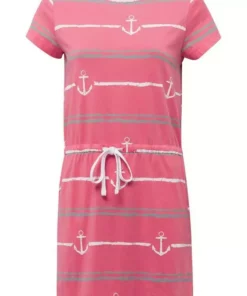 KangaROOS Shirtkleid im tollen Vogel und Anker Druck oder unifarben Beere-grau-bedruckt, Marine-meliert-bedruckt, Schwarz -KangaROOS Verkaufsladen a5fbadb5 5c1f 5af7 9a28 0b23f2aee29d