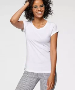 KangaROOS T-Shirt mit süßem aufgekrempleten Ärmalsaum Weiß, Rosa, Marine, Schwarz -KangaROOS Verkaufsladen a7f067e2 caa3 5573 a89a 52130c9e085b