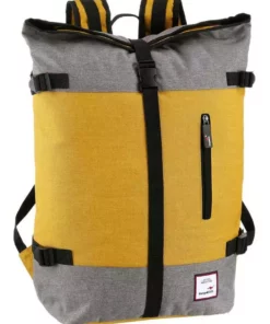 KangaROOS Cityrucksack, mit modischem Roll Top Gelb-grau, Schwarz 7 KangaROOS Cityrucksack, mit modischem Roll Top Gelb-grau, Schwarz -KangaROOS Verkaufsladen a870ae3f bad3 50bf 8f97 eea2c2e5133b