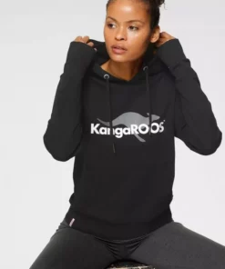 KangaROOS Hoodie mit coolem Logo-Front-Print - NEUE KOLLEKTION Schwarz, Himbeere -KangaROOS Verkaufsladen ab911b6e 8879 547c b8ad e1ef5848c240