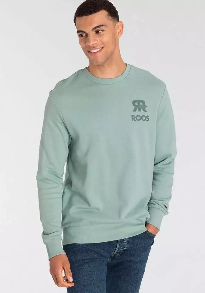 KangaROOS Sweatshirt Olivgrün, Rostrot 1 KangaROOS Sweatshirt Olivgrün, Rostrot