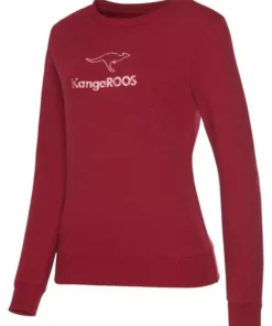 KangaROOS Sweatshirt mit Kontrastfarbenem Logodruck Marine, Rot, Weiß -KangaROOS Verkaufsladen b145ba46 f316 52ec 8841 7877e21bcd53