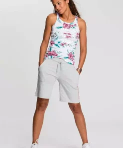 KangaROOS Sweatbermudas mit Kontrastnähten und Label-Print Hellgrau-meliert, Schwarz 12 KangaROOS Sweatbermudas mit Kontrastnähten und Label-Print Hellgrau-meliert, Schwarz -KangaROOS Verkaufsladen b1d93992 f0ef 57ba b24c 5abf6f181080