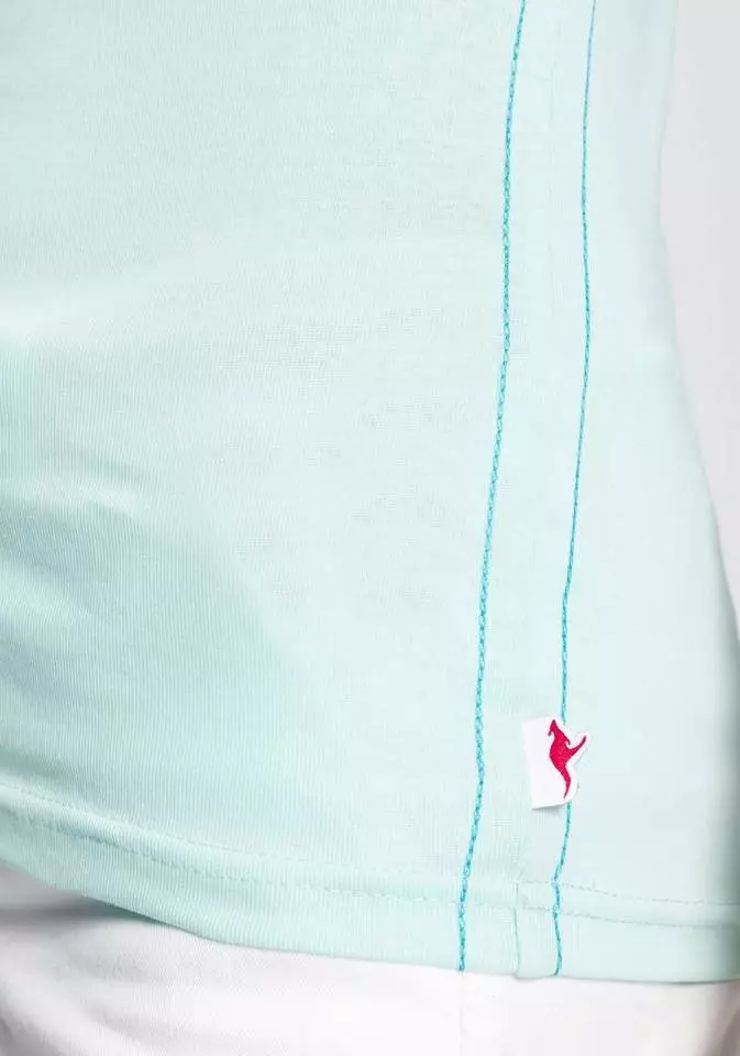 KangaROOS T-Shirt mit großem Retro Label-Druck vorne Weiß, Schwarz, Türkis, Marine 6 KangaROOS T-Shirt mit großem Retro Label-Druck vorne Weiß, Schwarz, Türkis, Marine – Bild 6