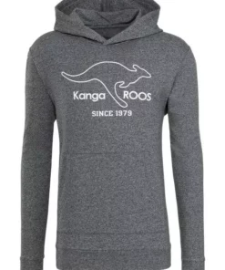 KangaROOS Kapuzensweatshirt mit breiten Bündchen an den Abschlüssen Grau-meliert, Navy, Bordeaux -KangaROOS Verkaufsladen b3949c13 cc42 5488 b50f 4a0110c13c4a