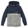 KangaROOS Kapuzensweatshirt zweifarbig mit Logodruck