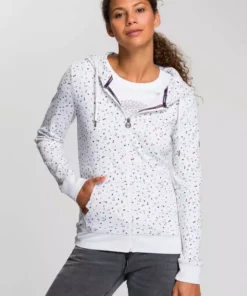 KangaROOS Kapuzensweatjacke mit sportlichem Minimal-Print Mittelblau, Ecru-meliert, Schwarz, Marine -KangaROOS Verkaufsladen b44d2fba 0bfe 50e6 8ad8 a294be8354cb