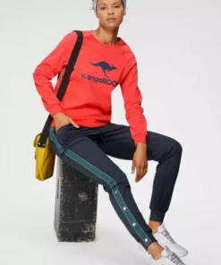KangaROOS Jogginghose mit lässigem Beinaufschlag Marine-weiß, Anthrazit, Ecru-meliert -KangaROOS Verkaufsladen b4a3e166 339b 5c41 9e97 fbd05ade9684 1