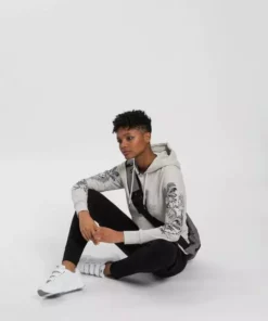 KangaROOS Hoodie mit tollem Floral-Print - NEUE KOLLEKTION Ecru-meliert, Graublau -KangaROOS Verkaufsladen b503d731 cbe7 5306 8dfc 14a4e7132e24