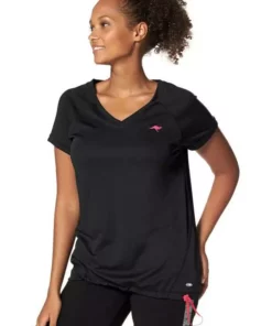 KangaROOS Funktionsshirt Große Größen Koralle, Schwarz, Petrol, Lila