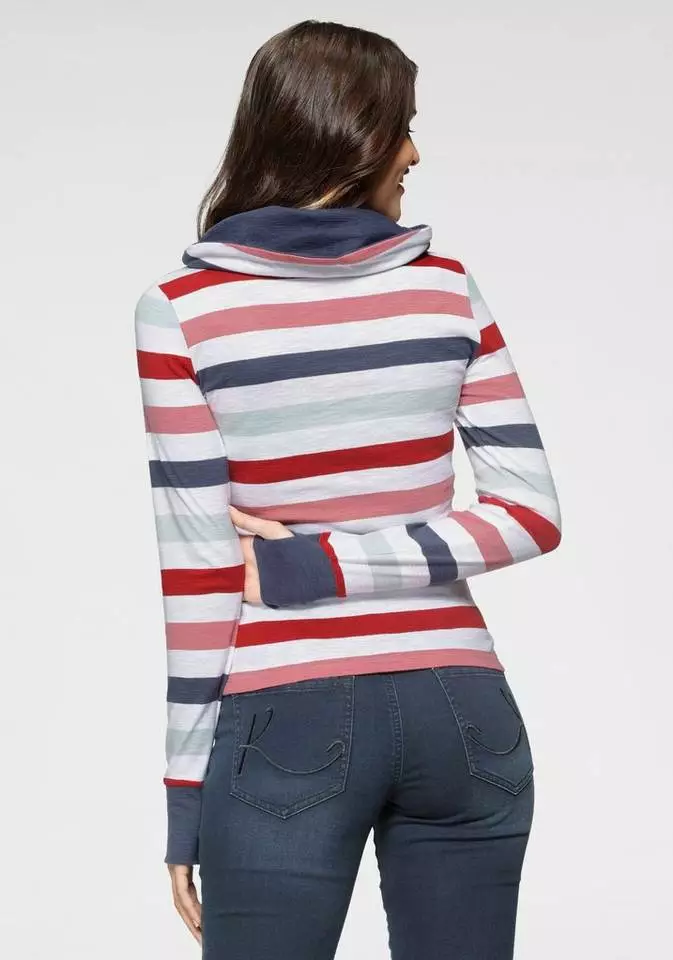 KangaROOS Langarmshirt im aktuellen Ringelstreifen 2 KangaROOS Langarmshirt im aktuellen Ringelstreifen – Bild 2