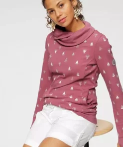 KangaROOS Sweatshirt mit wärmendem Schlauchkragen und Allover-Print Anthrazit-meliert, Ecru-meliert, Himbeere-gemustert 15 KangaROOS Sweatshirt mit wärmendem Schlauchkragen und Allover-Print Anthrazit-meliert, Ecru-meliert, Himbeere-gemustert -KangaROOS Verkaufsladen baeeb515 9afb 53db 9cfb baccd7ca3f1a