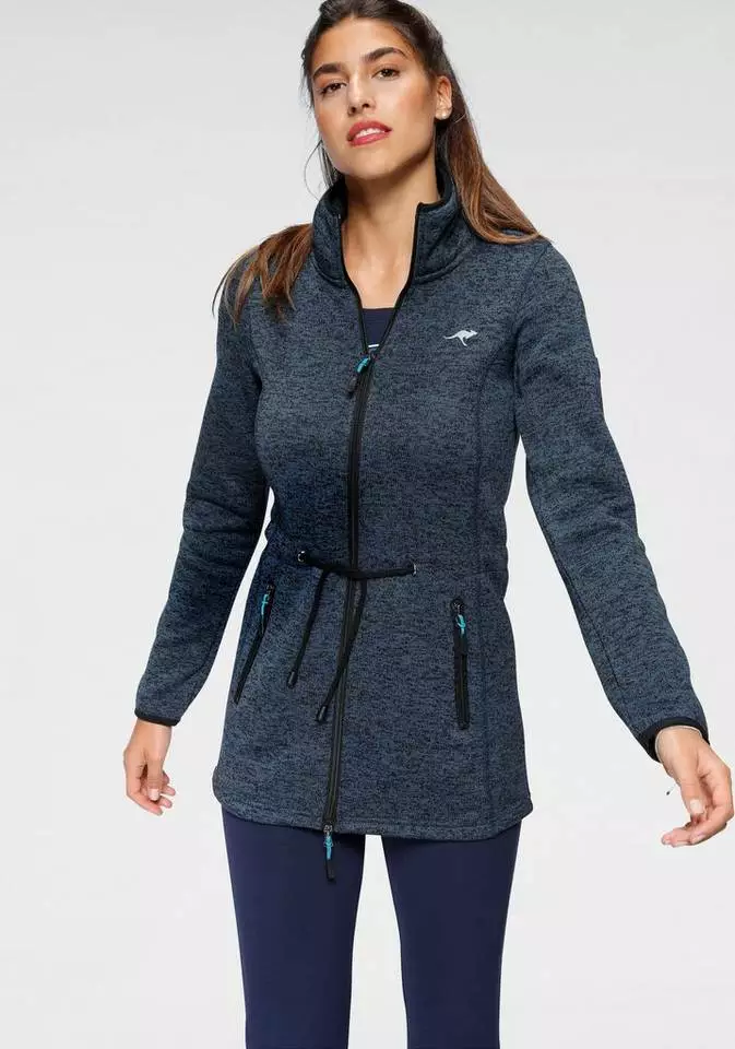 KangaROOS Strickfleecejacke mit Stehkragen und 2-Wege-Reißverschluss 5 KangaROOS Strickfleecejacke mit Stehkragen und 2-Wege-Reißverschluss – Bild 5