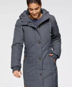 KangaROOS Parka mit großen Knöpfen und zweifarbiger Kordel - NEUE KOLLEKTION Marine, Anthrazit, Schwarz -KangaROOS Verkaufsladen bbe48a7a 2e0a 5644 a925 398845d7b5c1