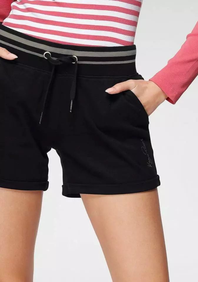 KangaROOS Sweatshorts mit Aufschlag und kontrastfarbenen Streifen - NEUE KOLLEKTION Marine-weiß, Schwarz-anthrazit 3 KangaROOS Sweatshorts mit Aufschlag und kontrastfarbenen Streifen - NEUE KOLLEKTION Marine-weiß, Schwarz-anthrazit – Bild 3