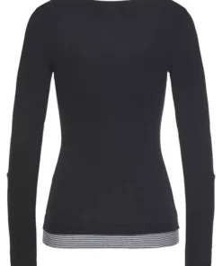 KangaROOS 2-in-1-Shirt mit geöffneter Zierknopfleiste und Turn-up Ärmeln Schwarz-wei&szlig;, Himbeere-marine-wei&szlig;, T&uuml;rkis-schwarz-wei&szlig;, Marine-wei&szlig; -KangaROOS Verkaufsladen c00c12da ef1f 5b69 9234 d26ed16c6343